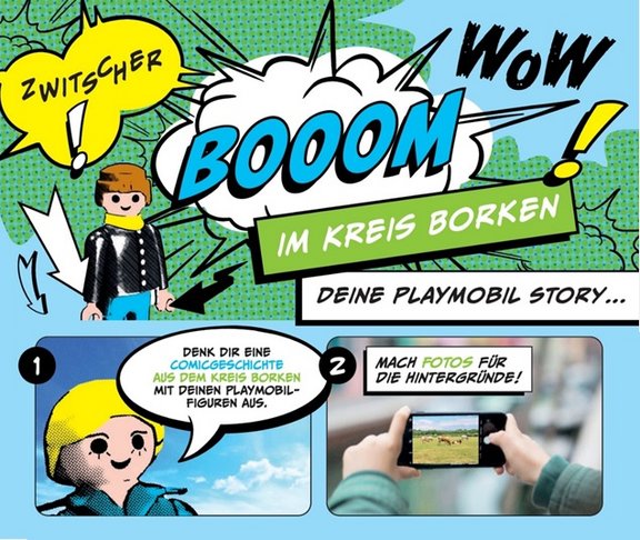 Bild: Flyer Playmobil-Wettbewerb  