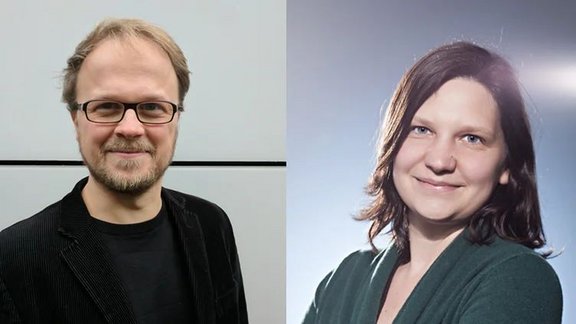 Foto zwei Speaker der Veranstaltung